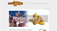 Desktop Screenshot of frutossecosgil.com